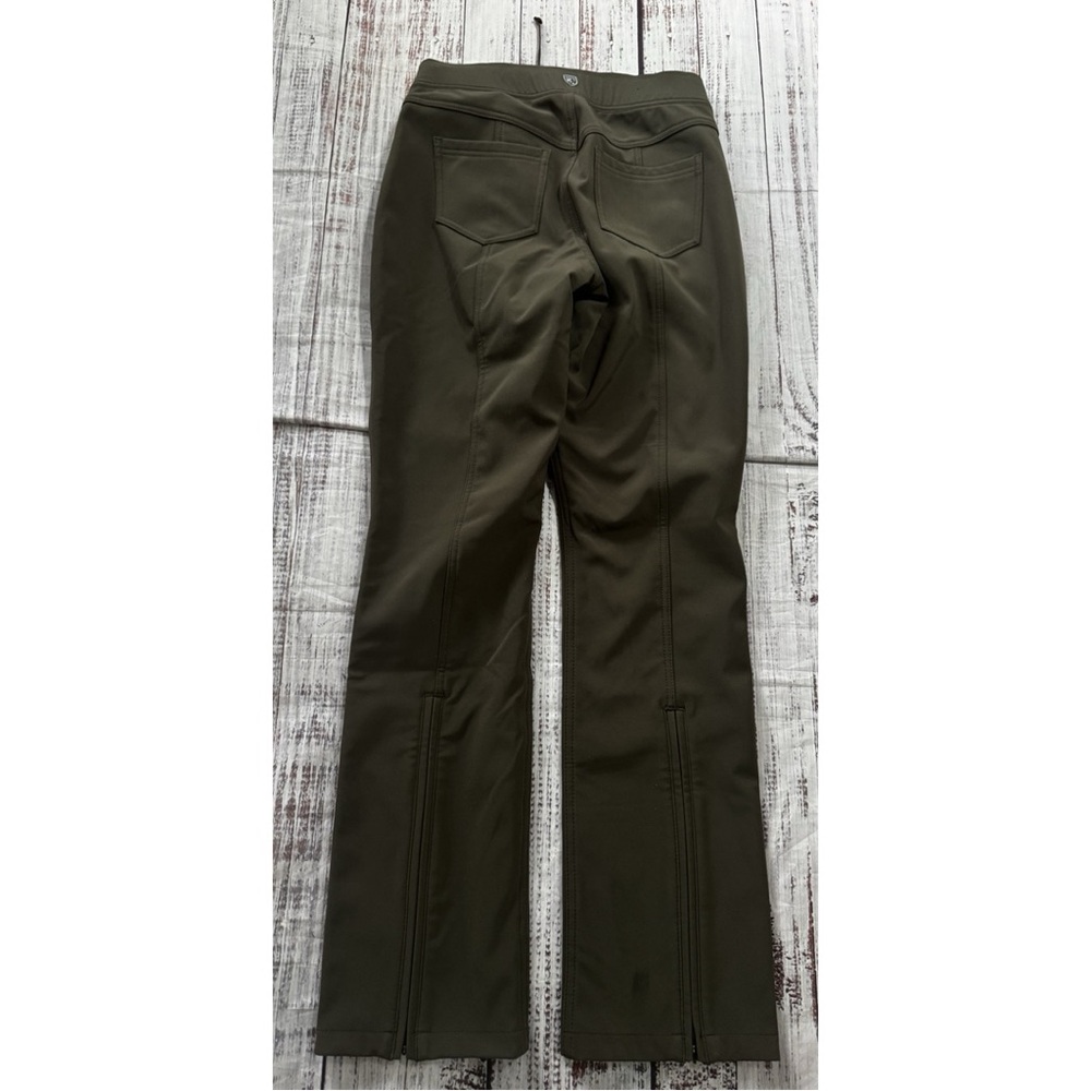 Kuhl Fleece Lined Frost Softshell  Hiking Pants Olive Green NWOT Size 4 - Picture 2 of 10